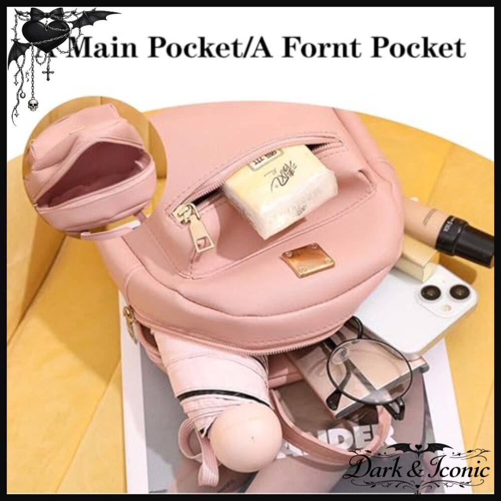 Mini Backpack Purse With Multiple Pockets, Waterp… - image 4